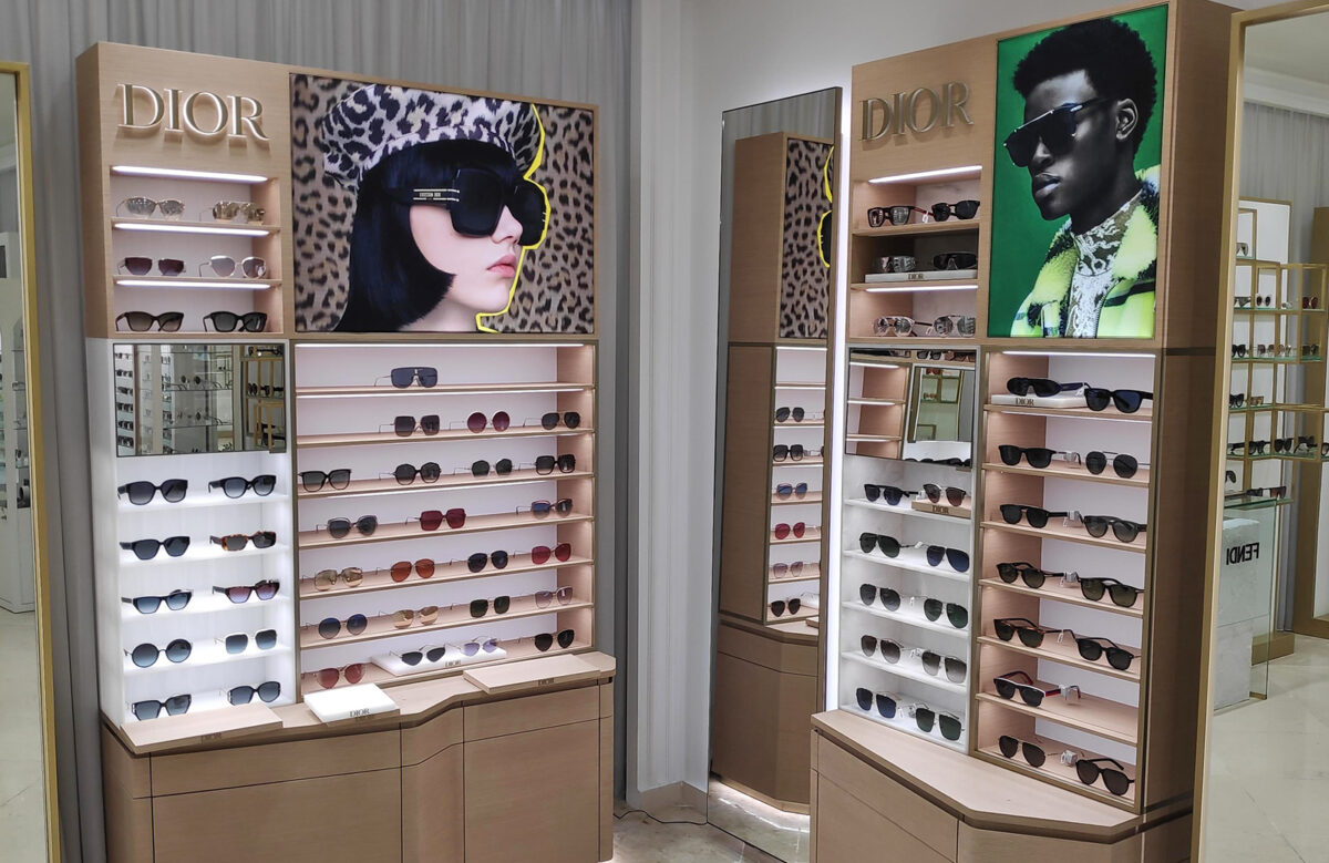 Dior Eyewear Wall Unit