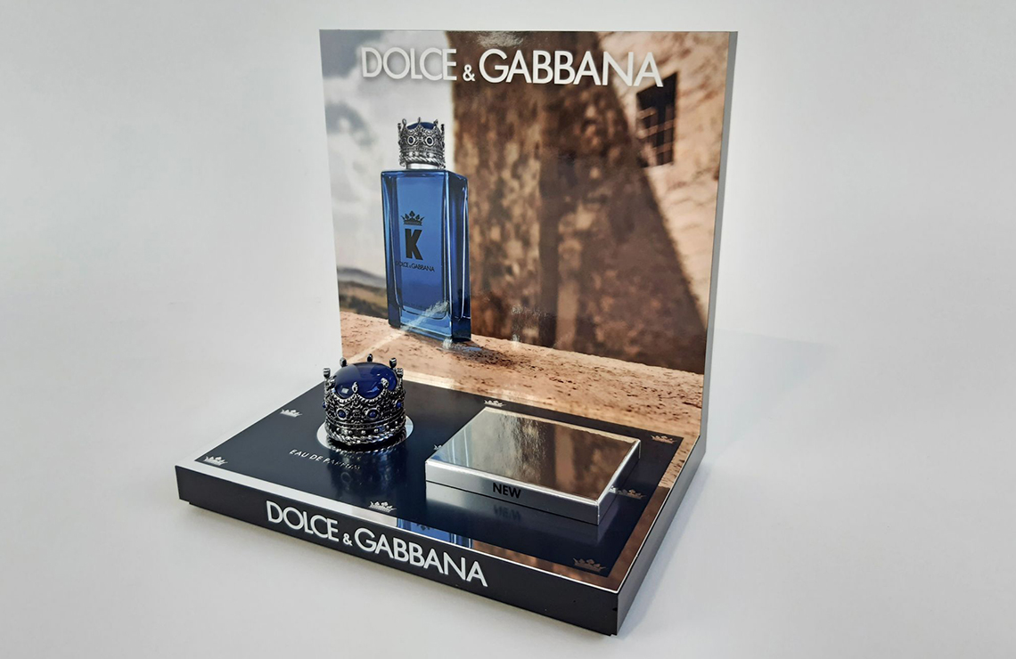 Présentoir Dolce&Gabbana pour la gamme K