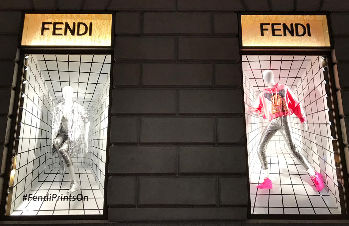 Fendi display windows